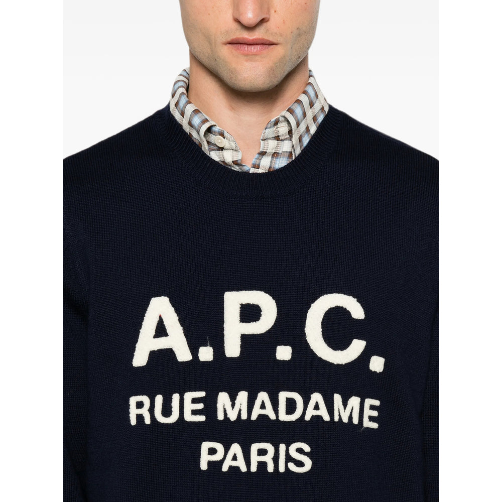 A.P.C. Blue Sweaters & Knitwear - Jumpers Men A.P.C.
