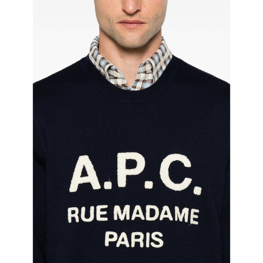 A.P.C. Blue Sweaters & Knitwear - Jumpers Men A.P.C.