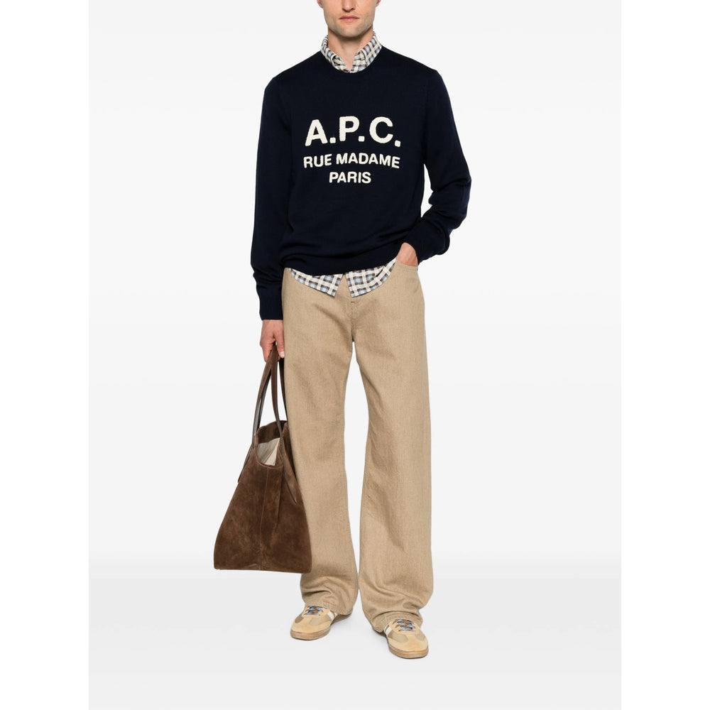 A.P.C. Blue Sweaters & Knitwear - Jumpers Men A.P.C.