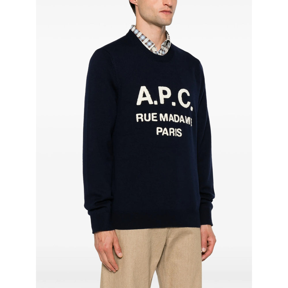 A.P.C. Blue Sweaters & Knitwear - Jumpers Men A.P.C.