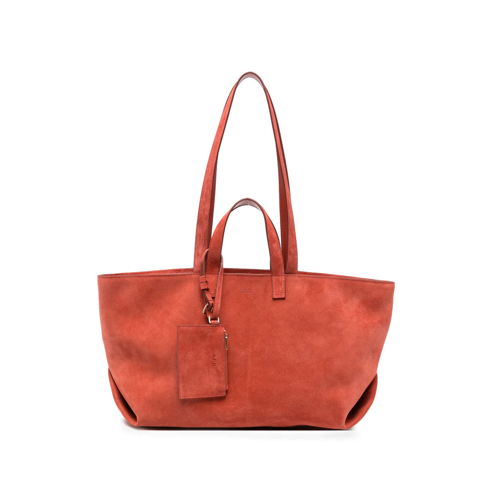 A.P.C. Orange Tote Bags Women A.P.C.