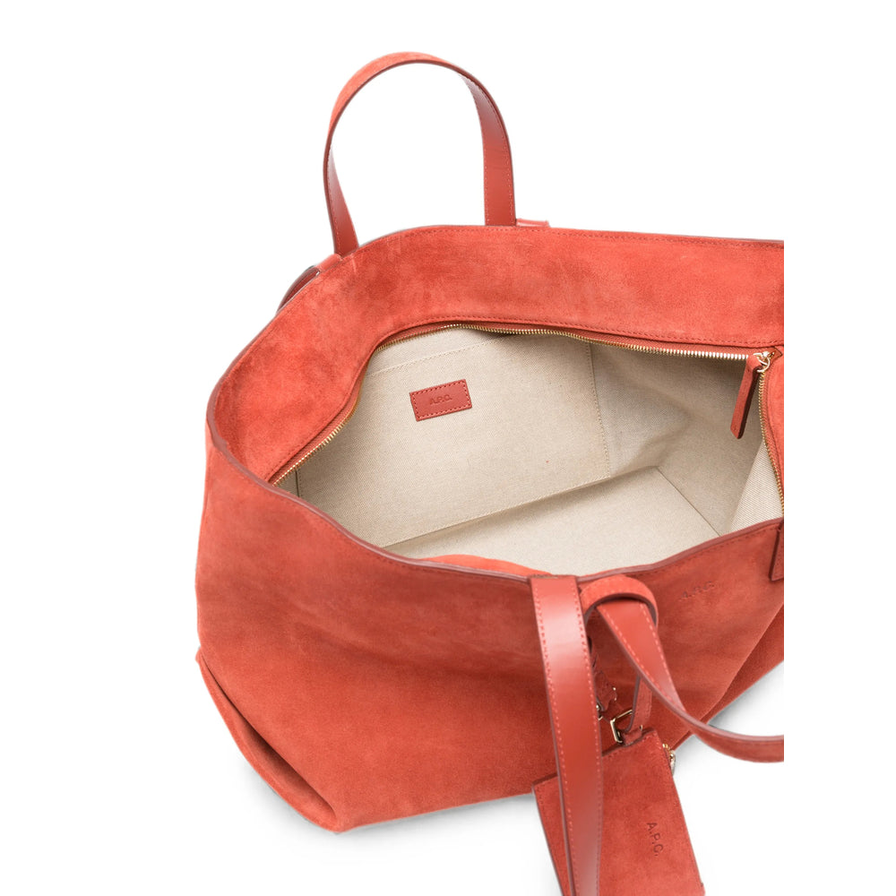 A.P.C. Orange Tote Bags Women A.P.C.