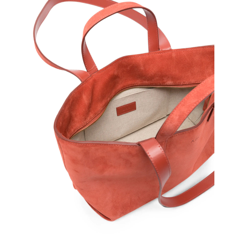 A.P.C. Orange Tote Bags Women A.P.C.