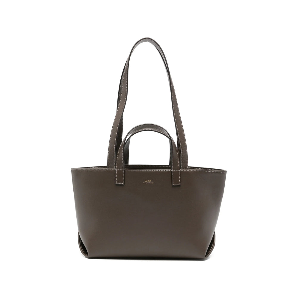 A.P.C. Brown Tote Bags Women A.P.C.