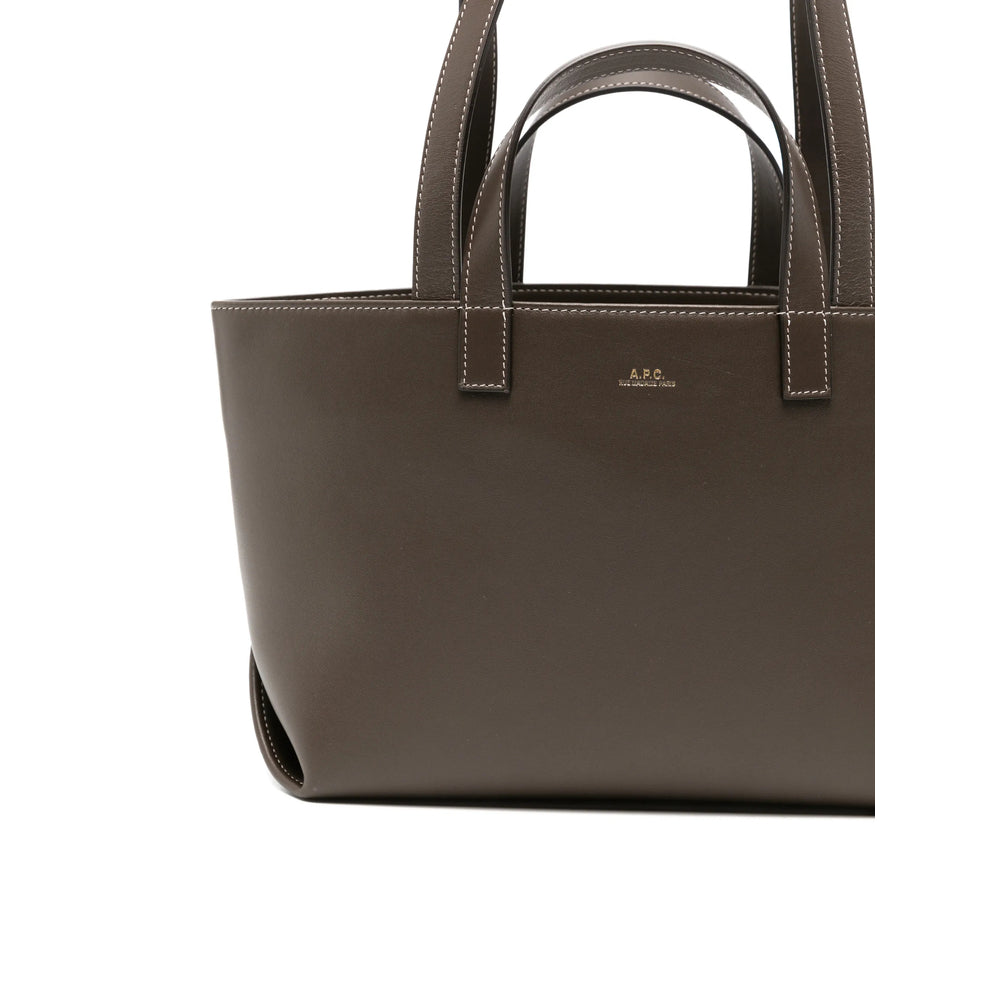 A.P.C. Brown Tote Bags Women A.P.C.