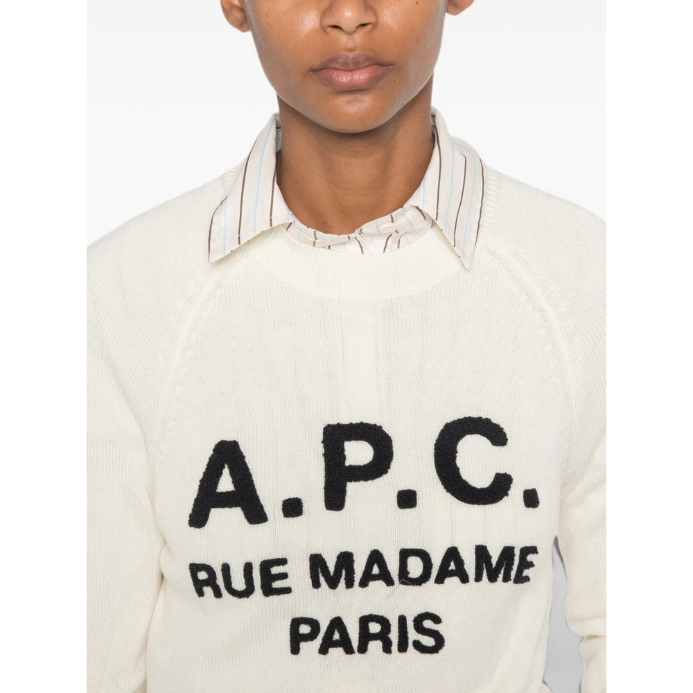 A.P.C. White Knitwear - Jumpers Women A.P.C.