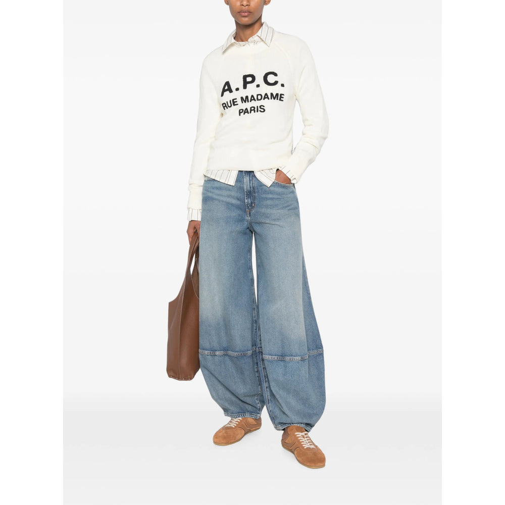 A.P.C. White Knitwear - Jumpers Women A.P.C.