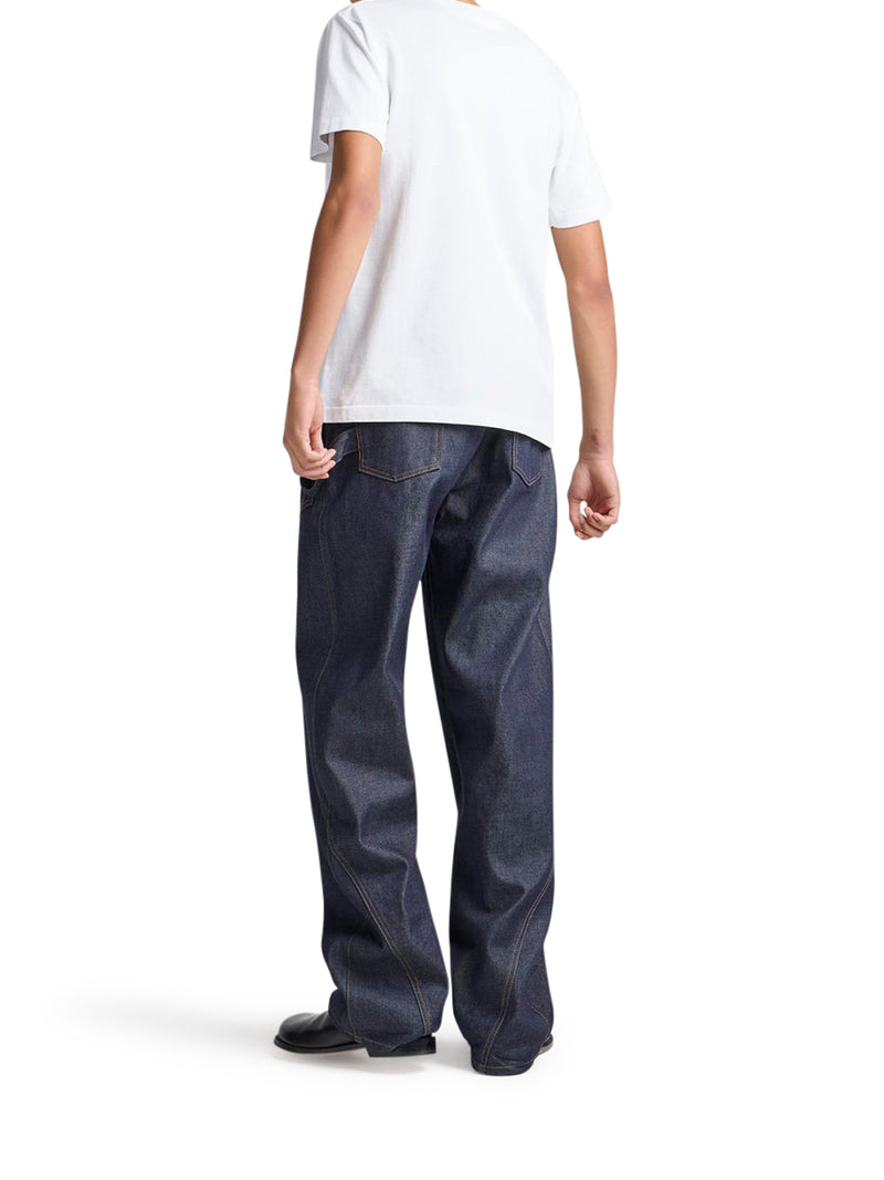 J.W.Anderson Men T-Shirt With Embroidered Anchor J.W. ANDERSON