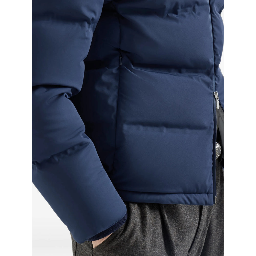 Brunello Cucinelli Blue Jackets - Padded & Down Jackets Men BRUNELLO CUCINELLI