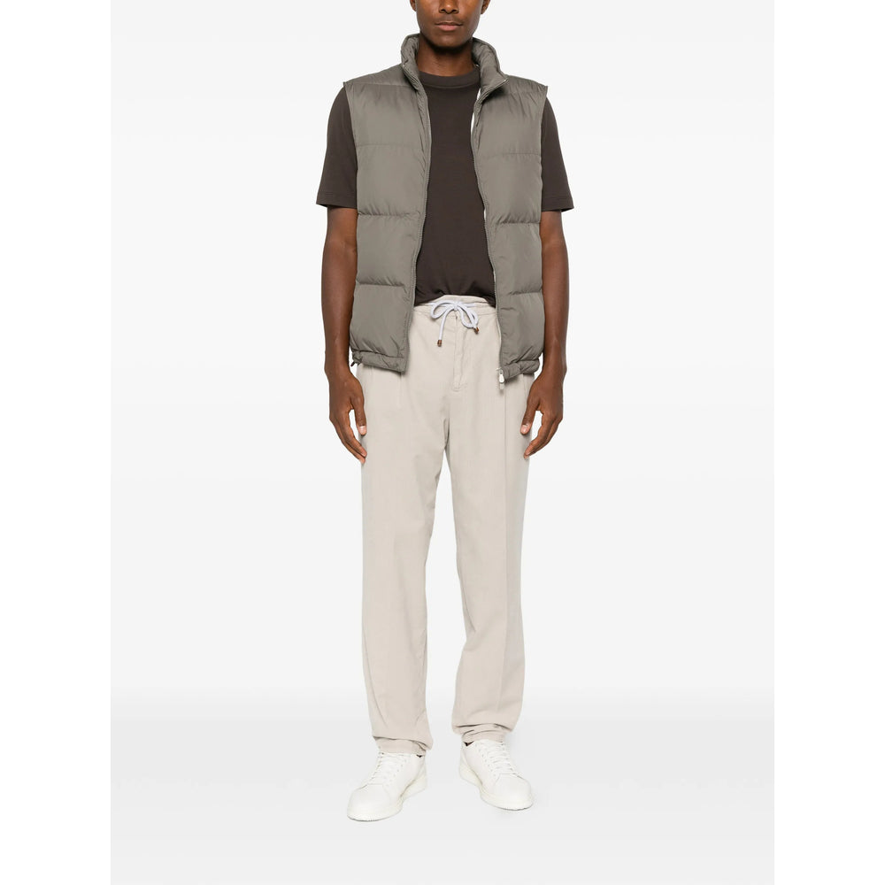 Brunello Cucinelli Green Jackets - Waistcoats & Gilets Men BRUNELLO CUCINELLI