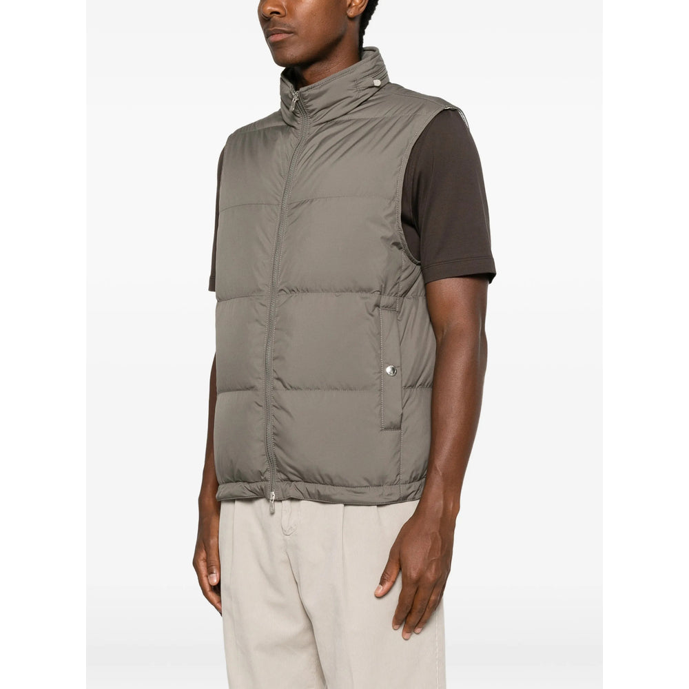 Brunello Cucinelli Green Jackets - Waistcoats & Gilets Men BRUNELLO CUCINELLI