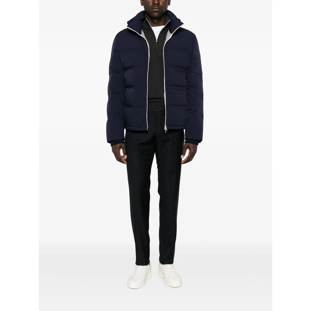 Brunello Cucinelli Blue Jackets - Hooded Jackets Men BRUNELLO CUCINELLI
