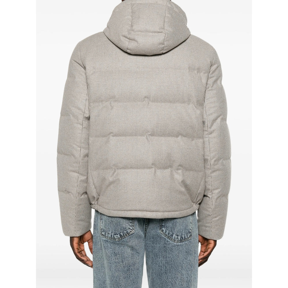 Brunello Cucinelli Grey Jackets - Padded & Down Jackets Men BRUNELLO CUCINELLI