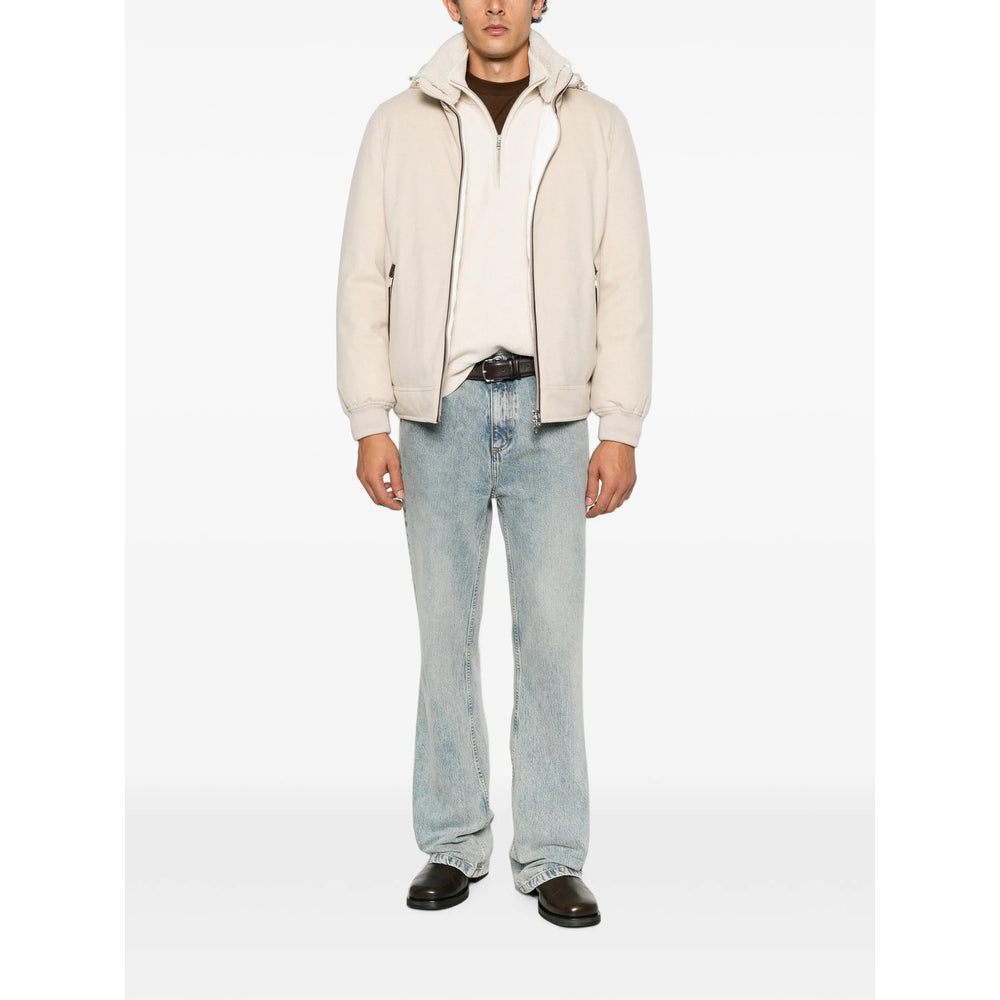 Brunello Cucinelli Neutrals Jackets - Hooded Jackets Men BRUNELLO CUCINELLI