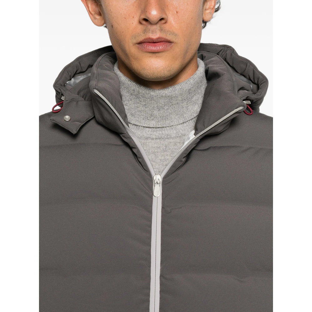 Brunello Cucinelli Grey Jackets - Waistcoats & Gilets Men BRUNELLO CUCINELLI