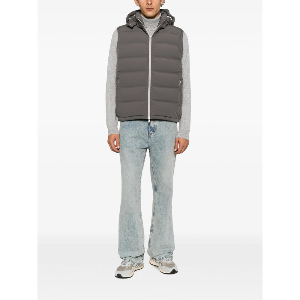 Brunello Cucinelli Grey Jackets - Waistcoats & Gilets Men BRUNELLO CUCINELLI