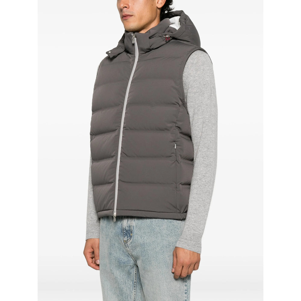 Brunello Cucinelli Grey Jackets - Waistcoats & Gilets Men BRUNELLO CUCINELLI