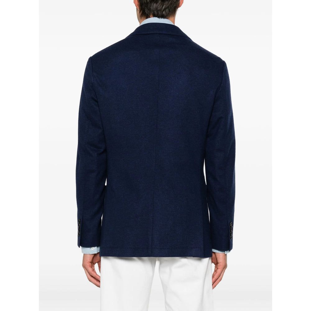 Brunello Cucinelli Blue Jackets - Blazers Men BRUNELLO CUCINELLI
