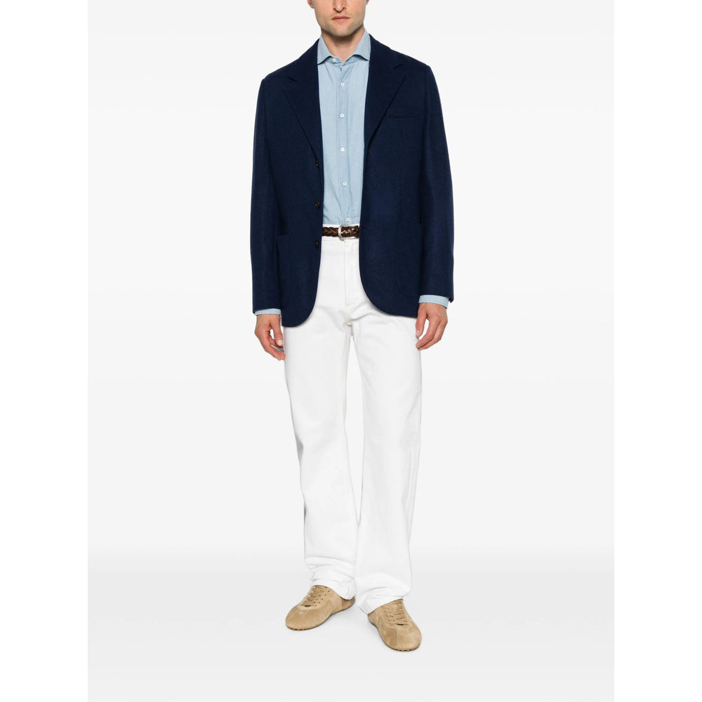 Brunello Cucinelli Blue Jackets - Blazers Men BRUNELLO CUCINELLI