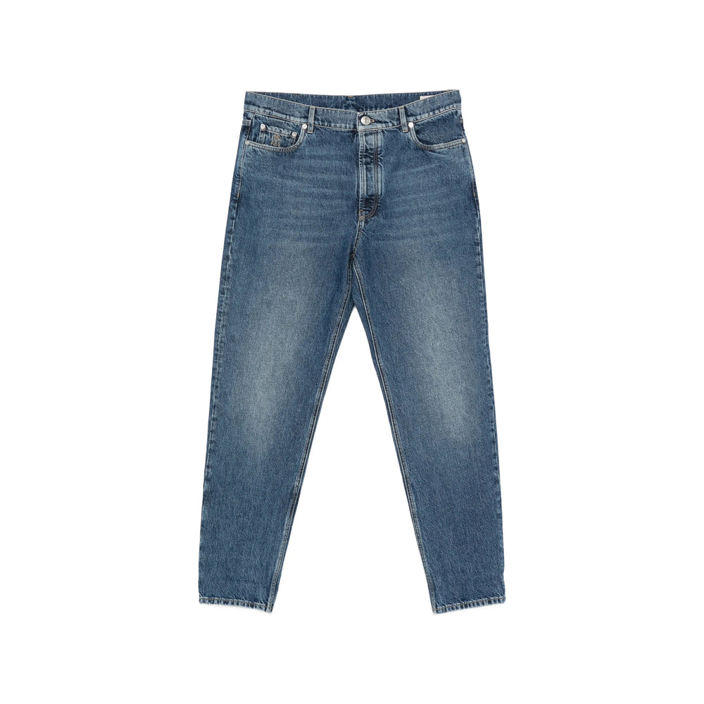Brunello Cucinelli Blue Denim - Regular & Straight-Leg Jeans Men BRUNELLO CUCINELLI