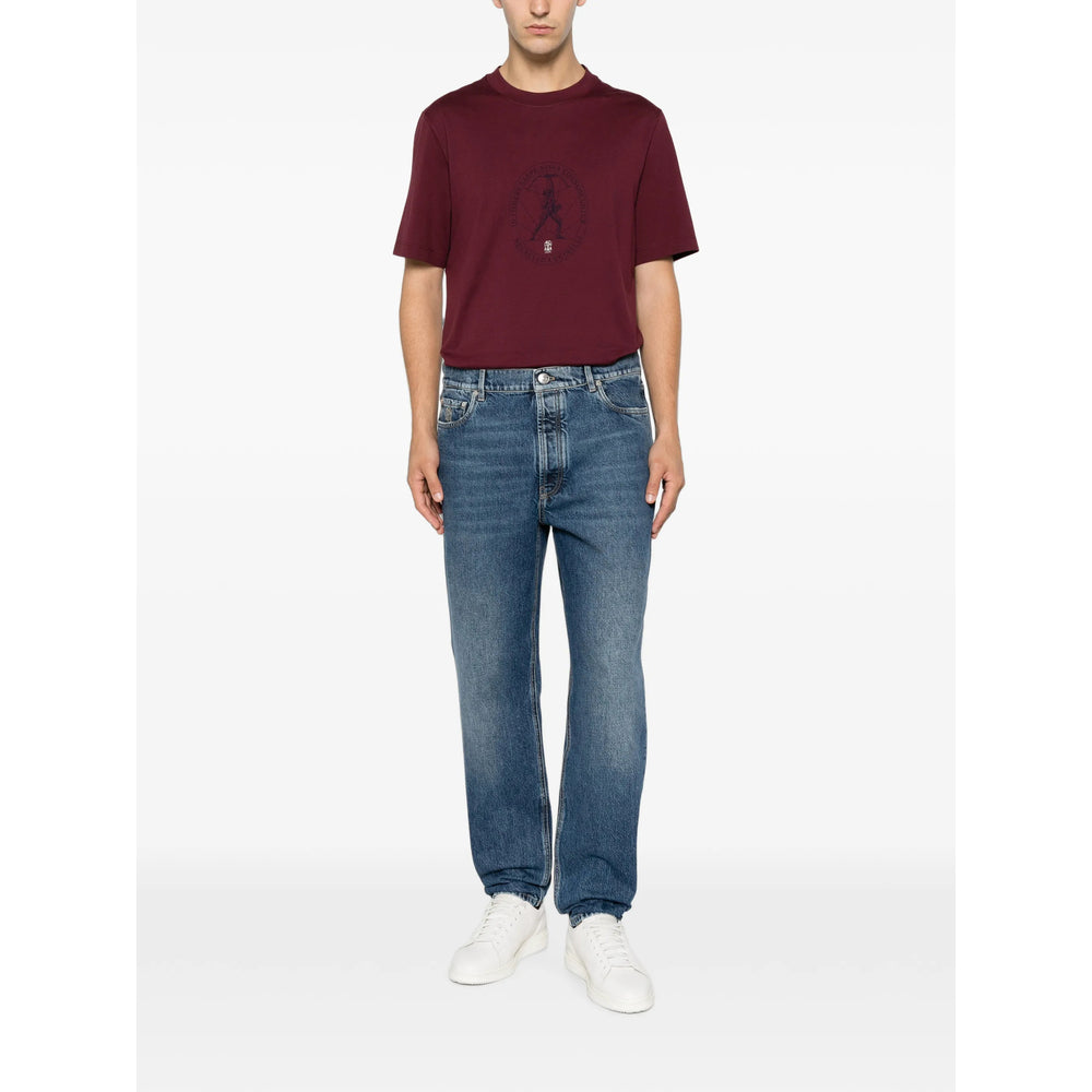 Brunello Cucinelli Blue Denim - Regular & Straight-Leg Jeans Men BRUNELLO CUCINELLI