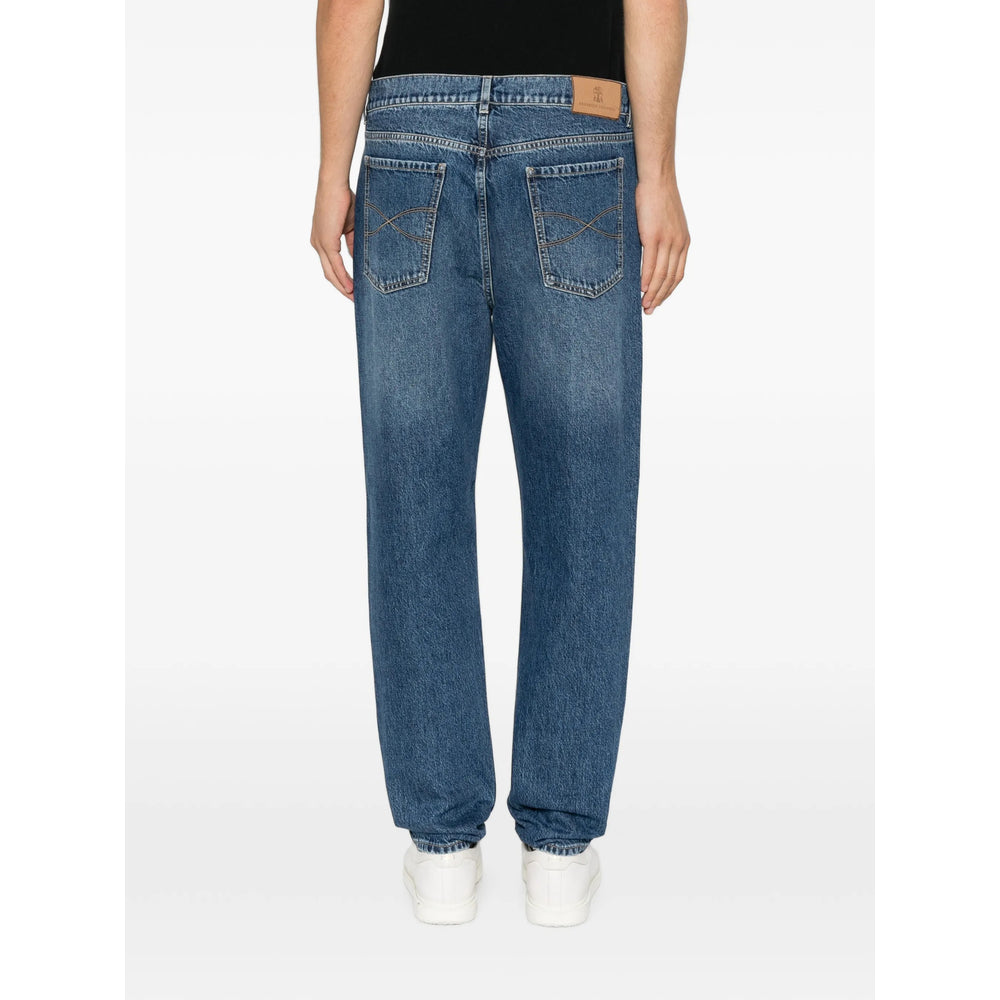 Brunello Cucinelli Blue Denim - Regular & Straight-Leg Jeans Men BRUNELLO CUCINELLI