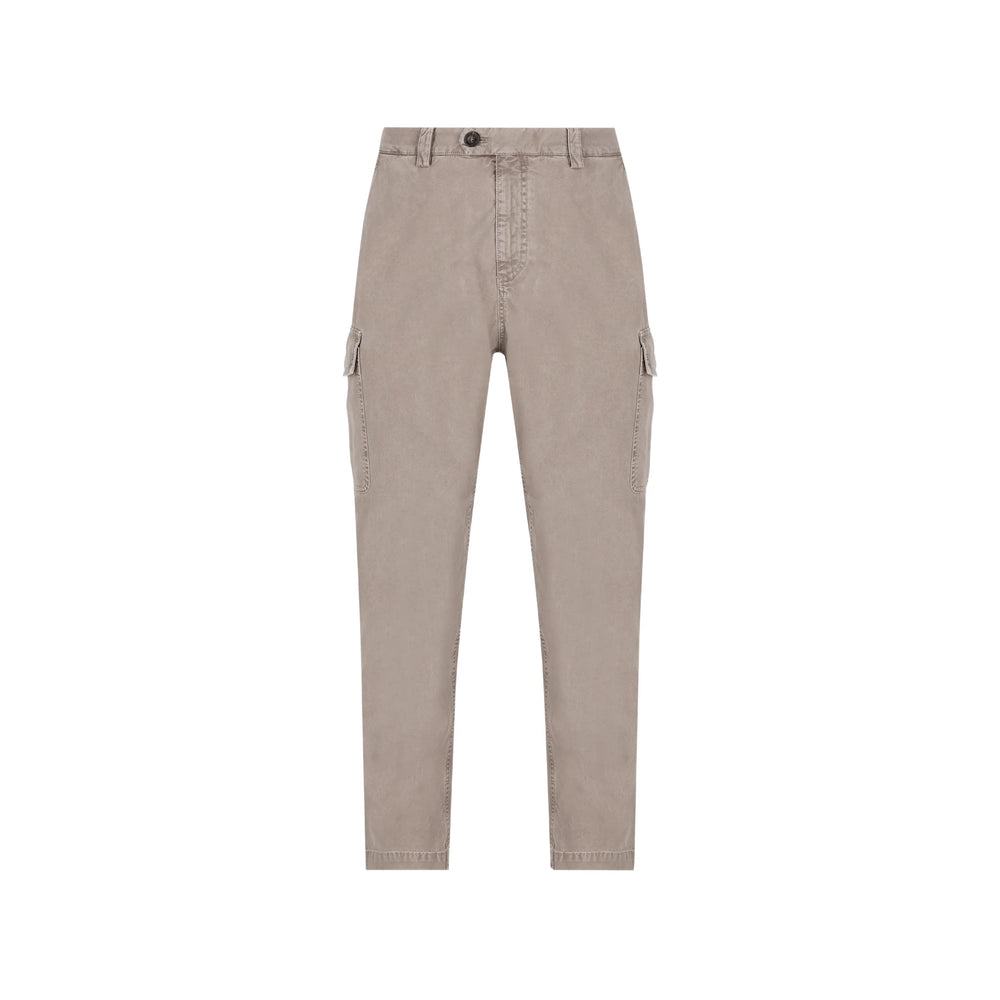 Brunello Cucinelli Grey Trousers - Tapered Trousers Men BRUNELLO CUCINELLI