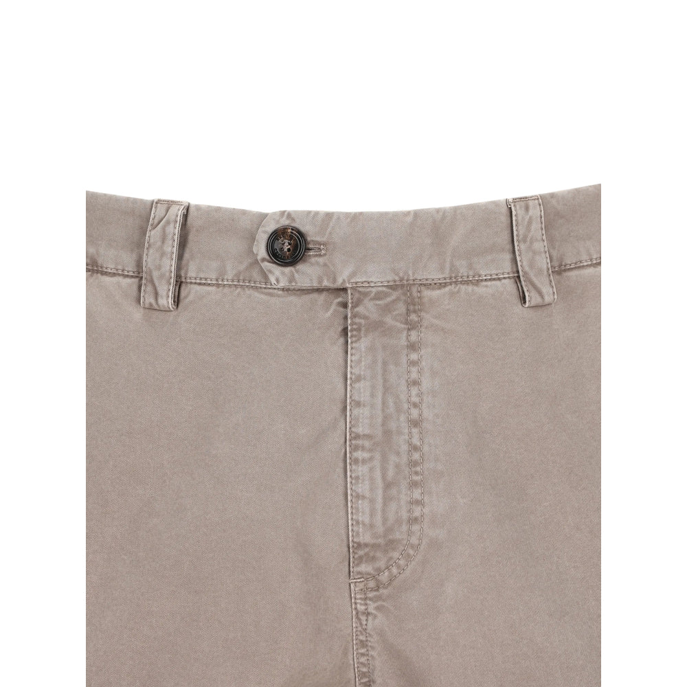 Brunello Cucinelli Grey Trousers - Tapered Trousers Men BRUNELLO CUCINELLI