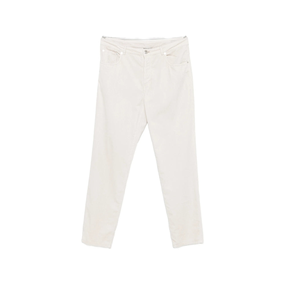 Brunello Cucinelli Neutrals Trousers - Regular & Straight-Leg Trousers Men BRUNELLO CUCINELLI