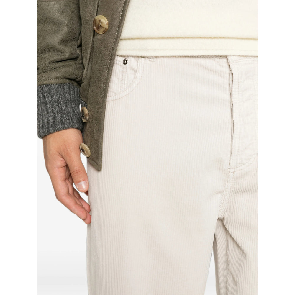 Brunello Cucinelli Neutrals Trousers - Regular & Straight-Leg Trousers Men BRUNELLO CUCINELLI