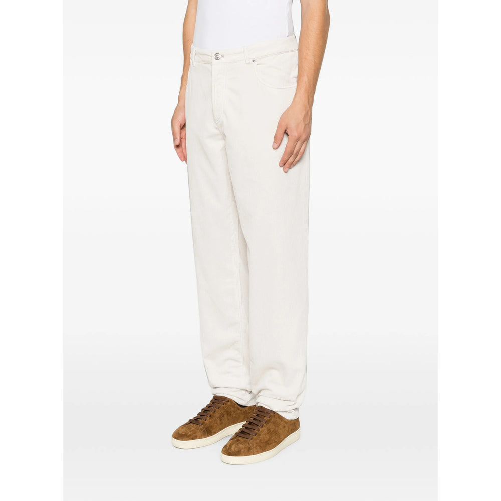 Brunello Cucinelli Neutrals Trousers - Regular & Straight-Leg Trousers Men BRUNELLO CUCINELLI