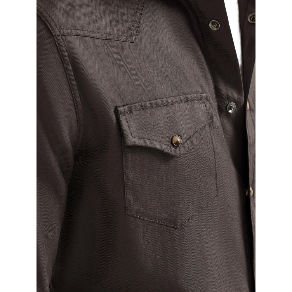 Brunello Cucinelli Brown Shirts Men BRUNELLO CUCINELLI