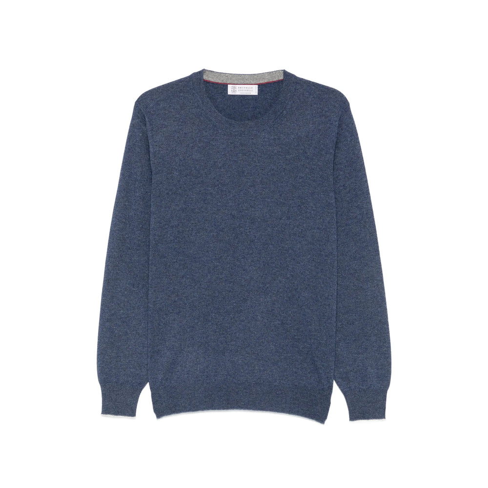 Brunello Cucinelli Blue Sweaters & Knitwear - Jumpers Men BRUNELLO CUCINELLI