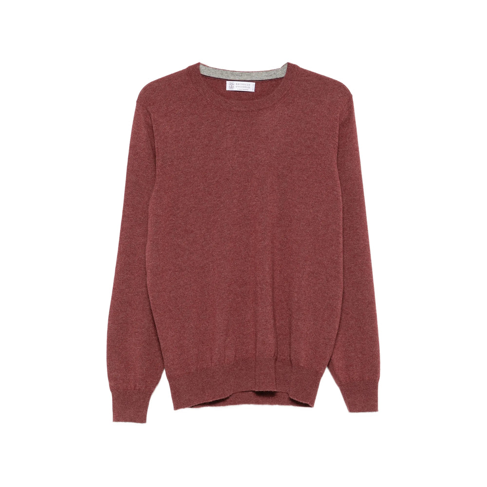 Brunello Cucinelli Red Sweaters & Knitwear - Jumpers Men BRUNELLO CUCINELLI