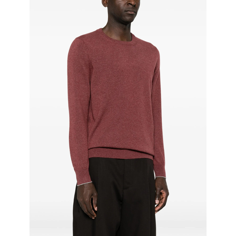 Brunello Cucinelli Red Sweaters & Knitwear - Jumpers Men BRUNELLO CUCINELLI