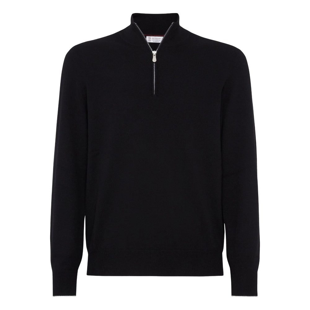 Brunello Cucinelli Black Sweaters & Knitwear - Jumpers Men BRUNELLO CUCINELLI