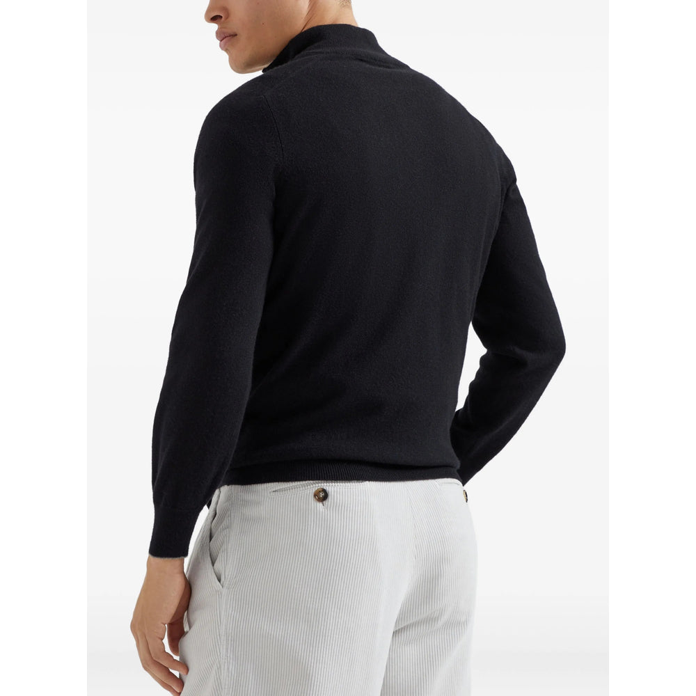 Brunello Cucinelli Black Sweaters & Knitwear - Jumpers Men BRUNELLO CUCINELLI