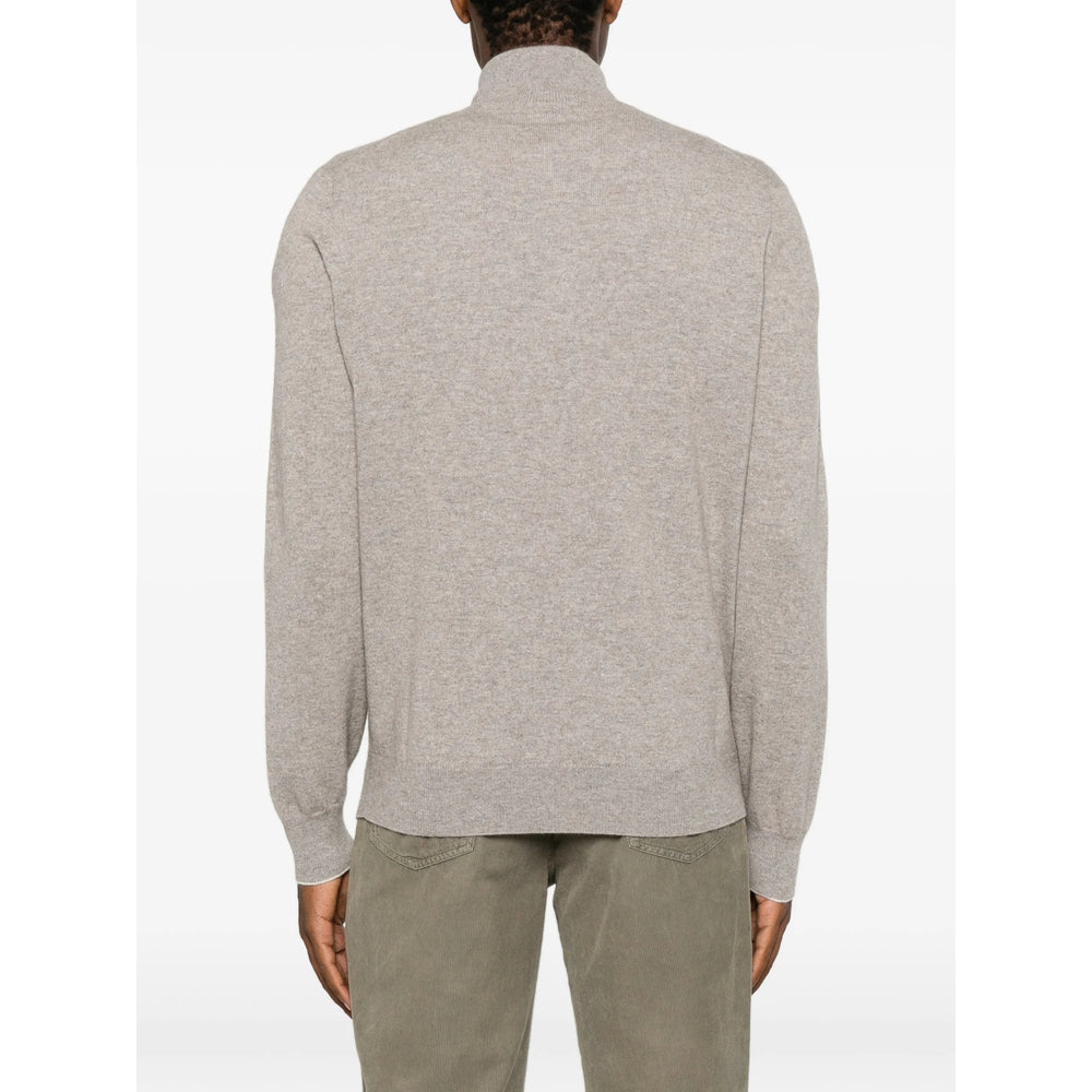 Brunello Cucinelli Neutrals Sweaters & Knitwear - Jumpers Men BRUNELLO CUCINELLI