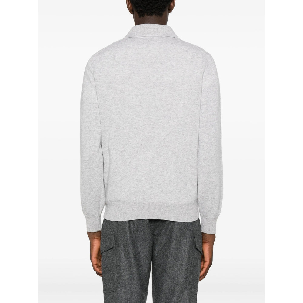 Brunello Cucinelli Grey Sweaters & Knitwear - Jumpers Men BRUNELLO CUCINELLI