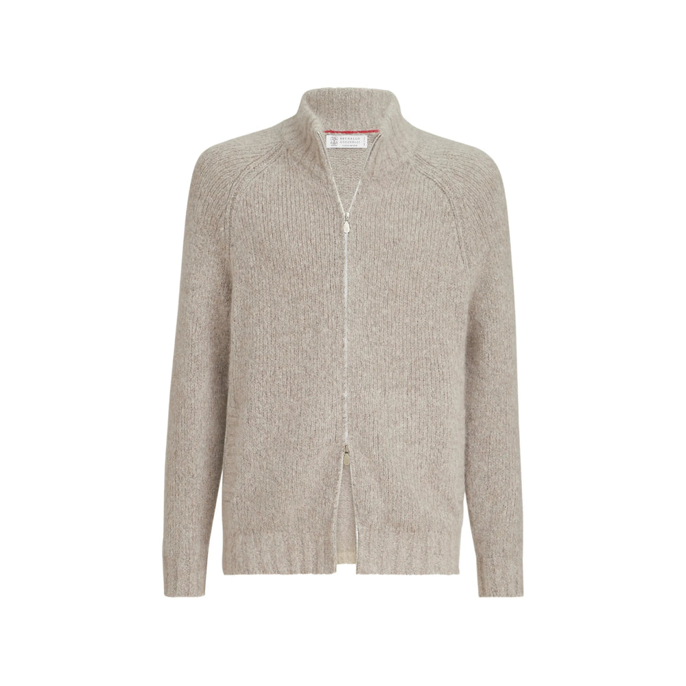Brunello Cucinelli Neutrals Sweaters & Knitwear - Cardigans Men BRUNELLO CUCINELLI