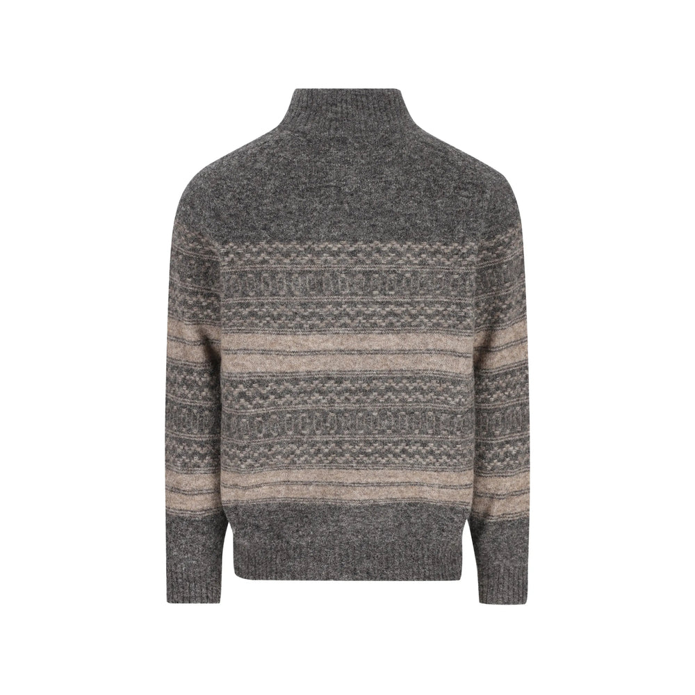 Brunello Cucinelli Grey Sweaters & Knitwear - Cardigans Men BRUNELLO CUCINELLI