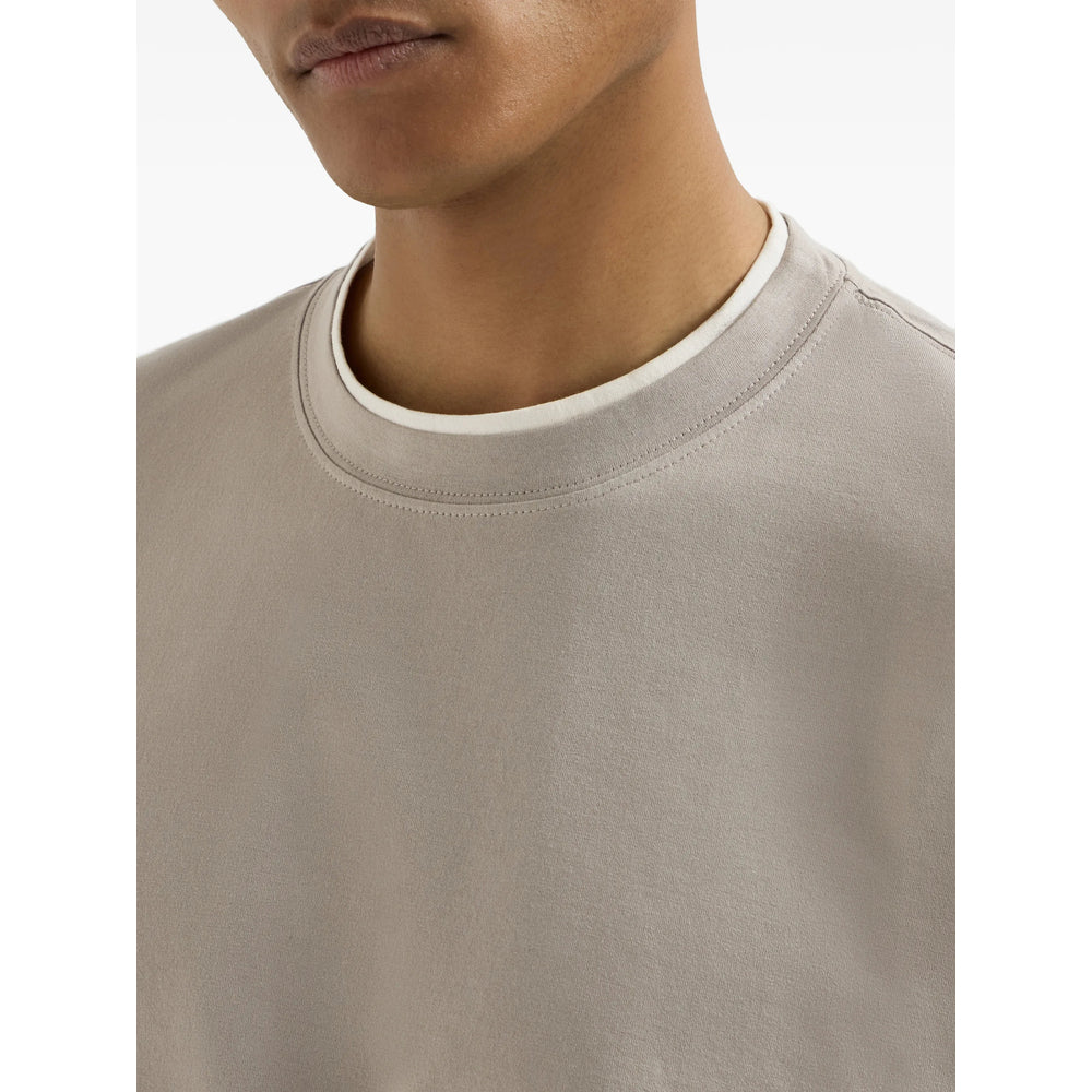 Brunello Cucinelli Grey T-Shirts & Vests - T-Shirts Men BRUNELLO CUCINELLI