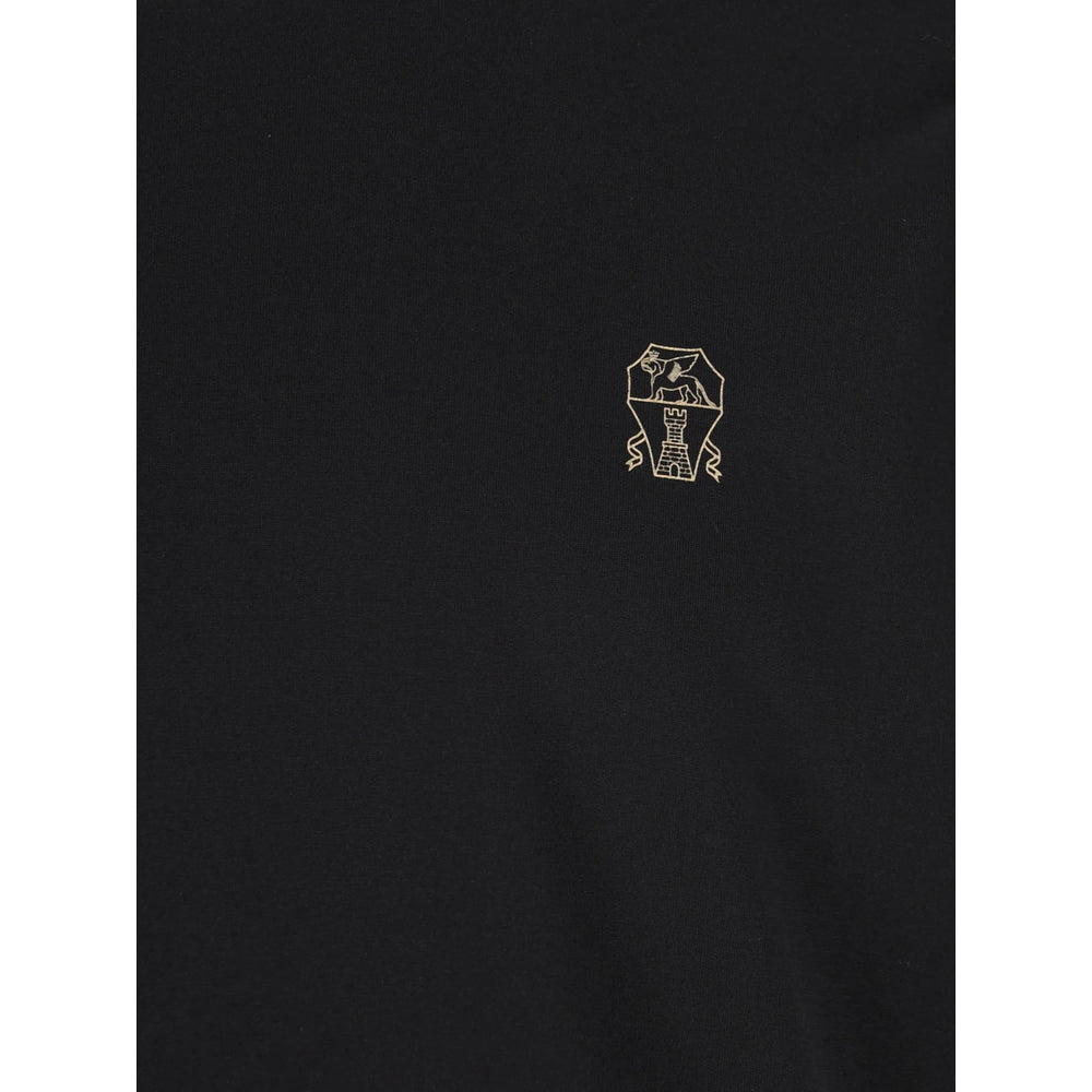 Brunello Cucinelli Black T-Shirts & Vests - T-Shirts Men BRUNELLO CUCINELLI