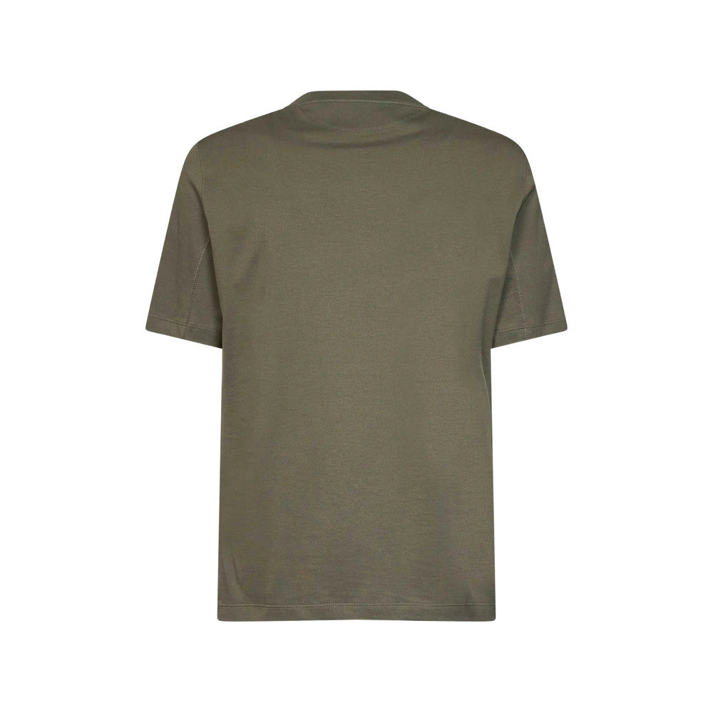 Brunello Cucinelli Green T-Shirts & Vests - T-Shirts Men BRUNELLO CUCINELLI