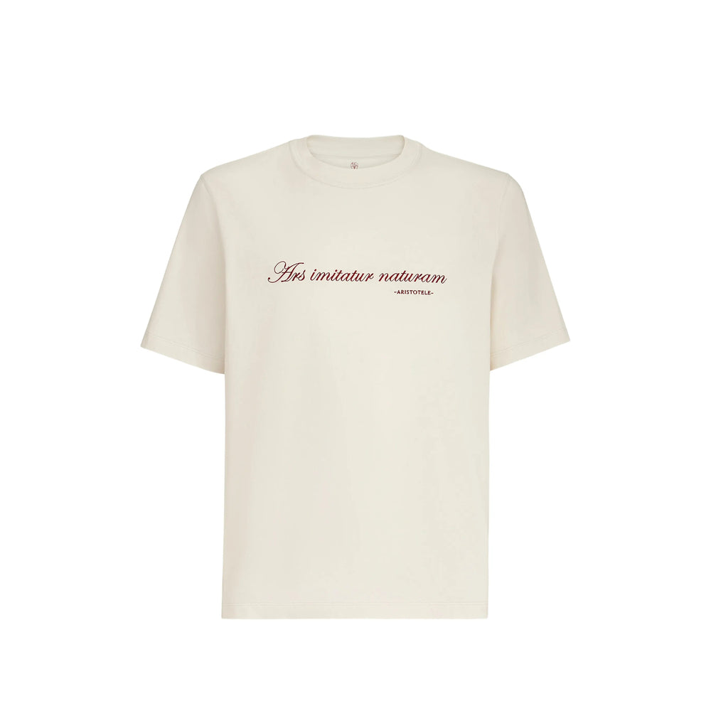 Brunello Cucinelli Neutrals T-Shirts & Vests - T-Shirts Men