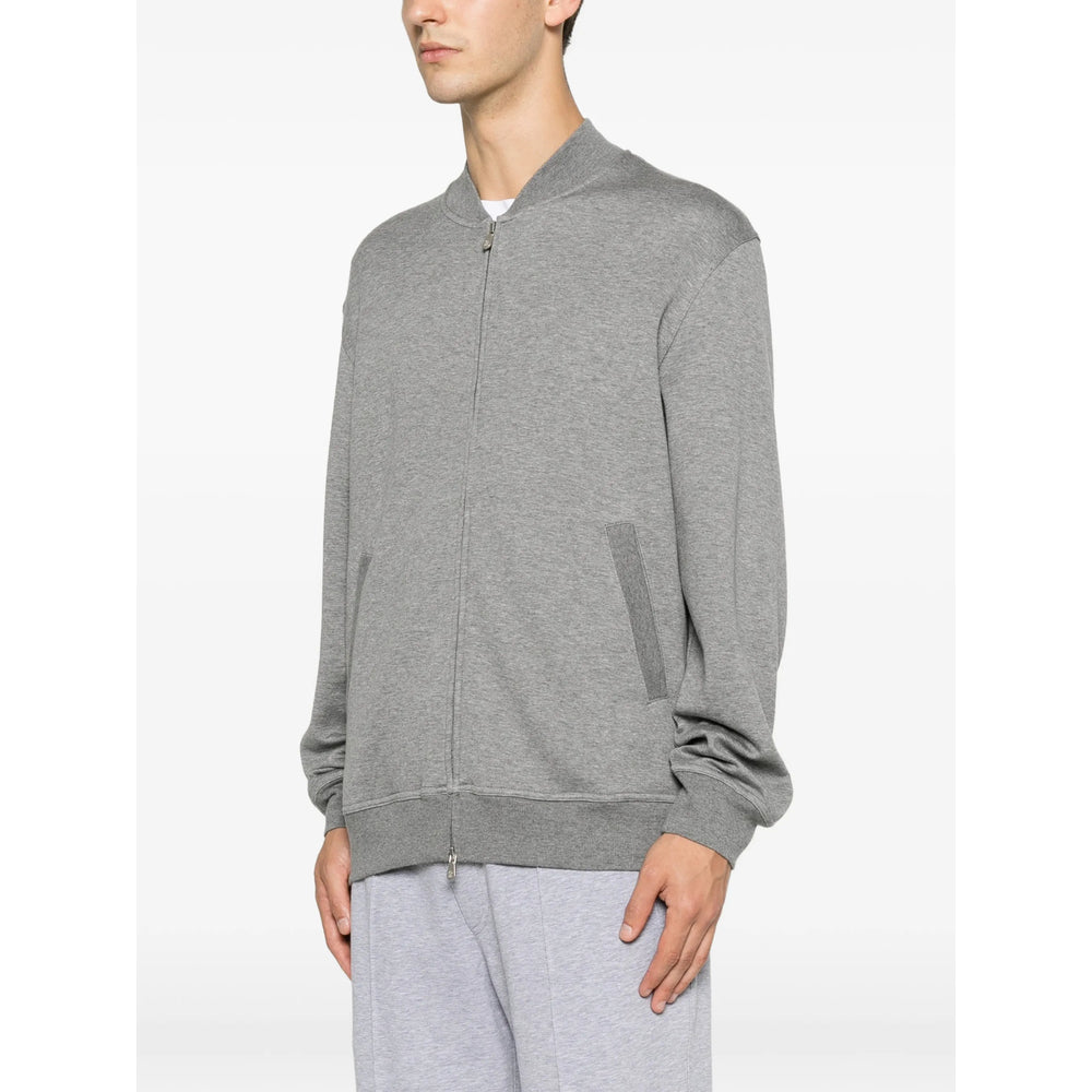 Brunello Cucinelli Grey Sweaters & Knitwear - Sweatshirts Men BRUNELLO CUCINELLI