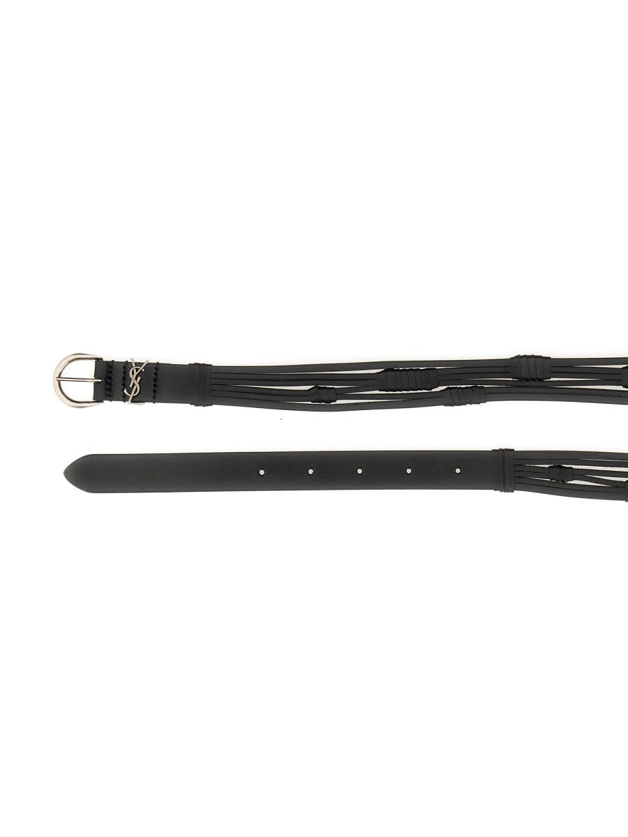 Saint Laurent Men Croissant De Lune Belt SAINT LAURENT