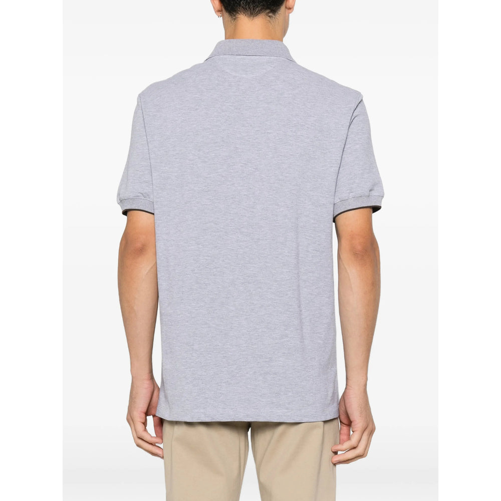 Brunello Cucinelli Grey Polo Shirts Men BRUNELLO CUCINELLI