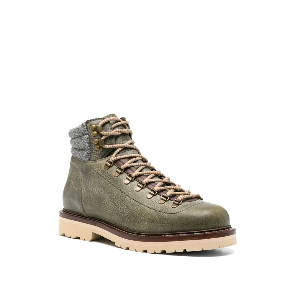 Brunello Cucinelli Green Trainers Men BRUNELLO CUCINELLI