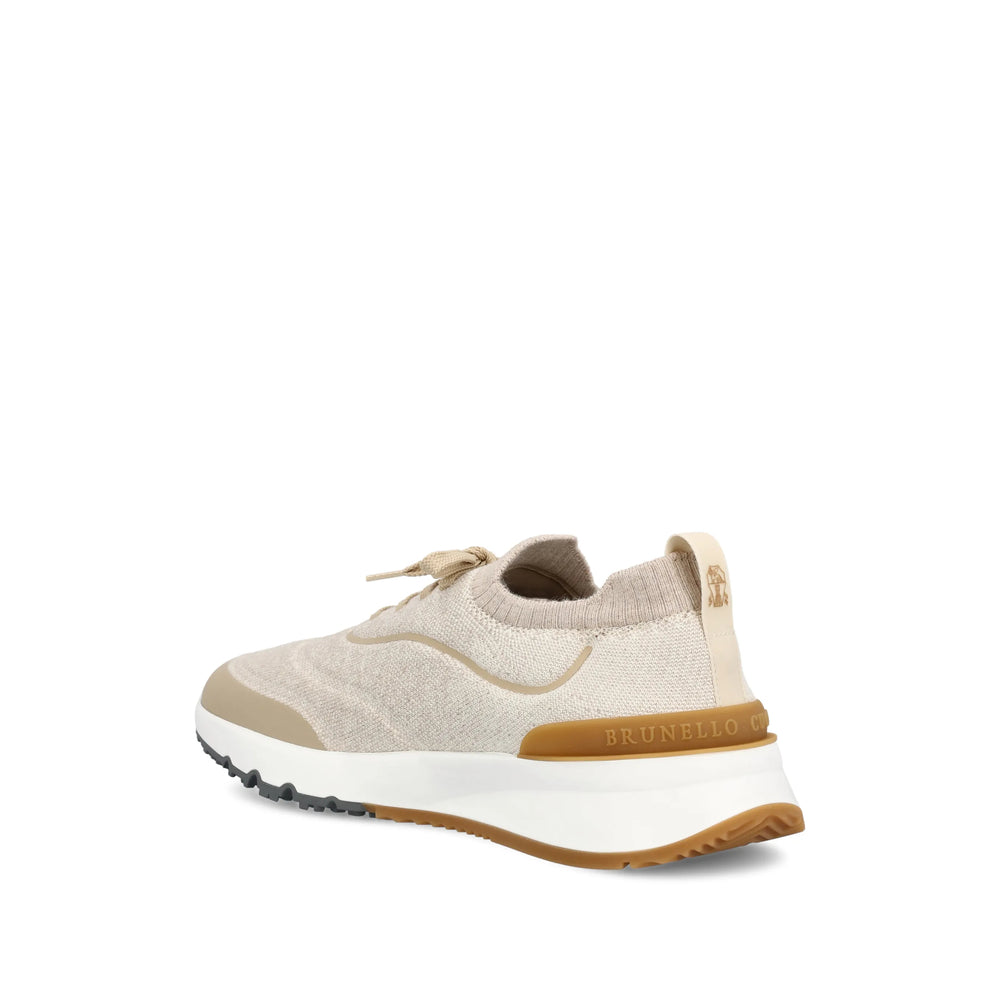 Brunello Cucinelli Neutrals Trainers - Low-Tops Men BRUNELLO CUCINELLI